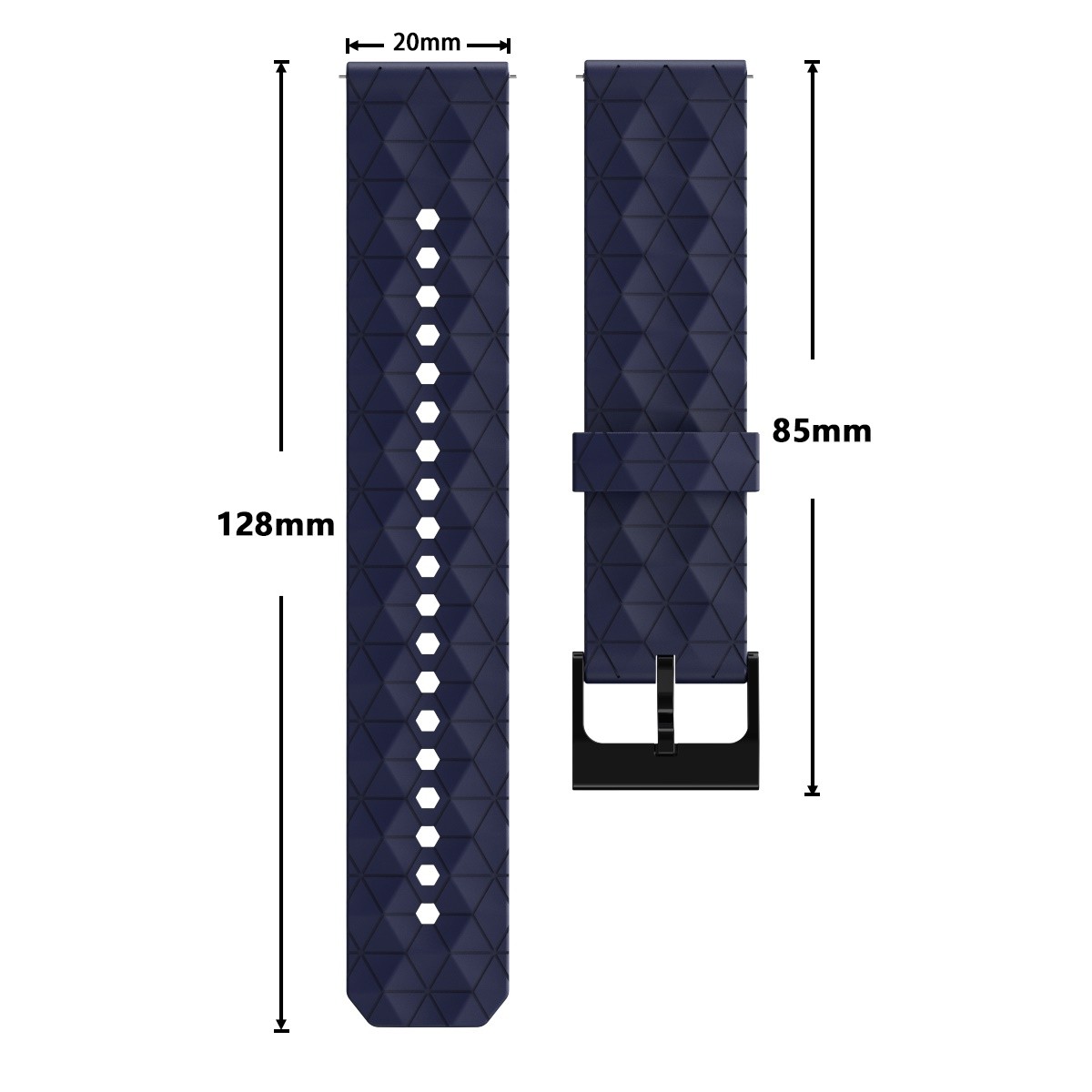 Silicone watch bands for sports