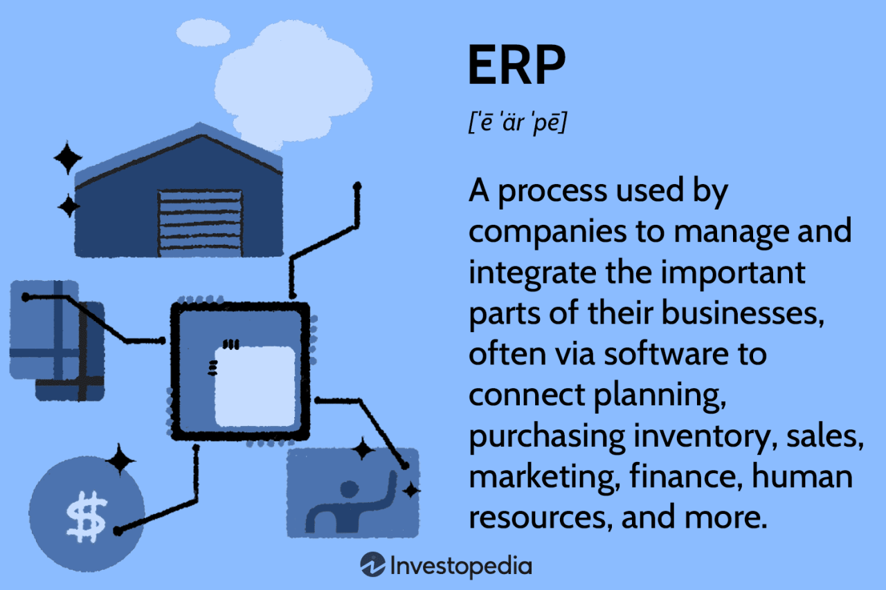 Enterprise resource planning (ERP) software solutions